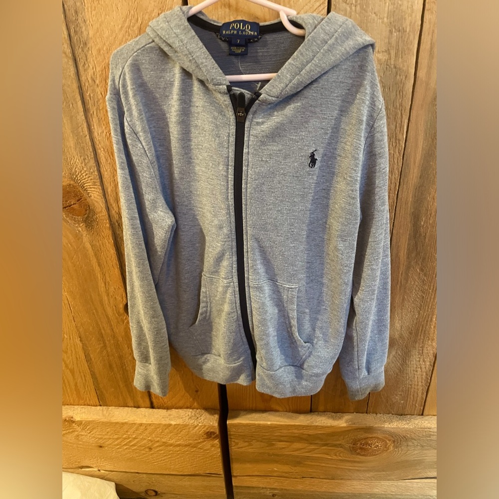 Kids Polo zip up hoodie